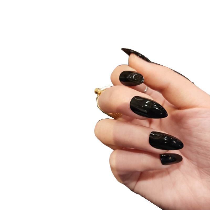 【Short tip black】Cool and Spicy Manicure Cool style nail art.New Year Gifts.