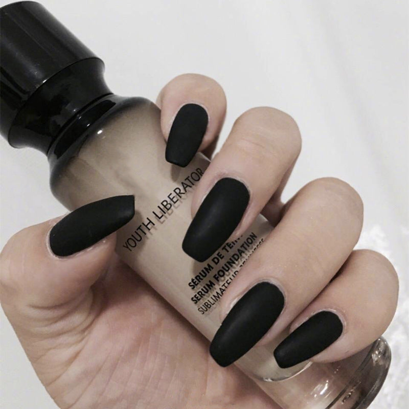 【Matte Black】Cool and Spicy Manicure Cool style nail art.New Year Gifts.