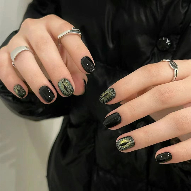 【Devil's Eye】Gothic Nail Art Nails Gothic manicure Devil's Eye.New Year Gifts.