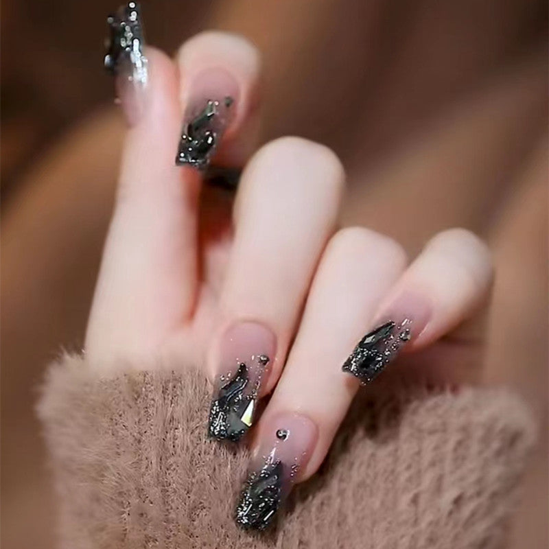 【Dark Night Stars】Cool and Spicy Manicure Cool style nail art.New Year Gifts.