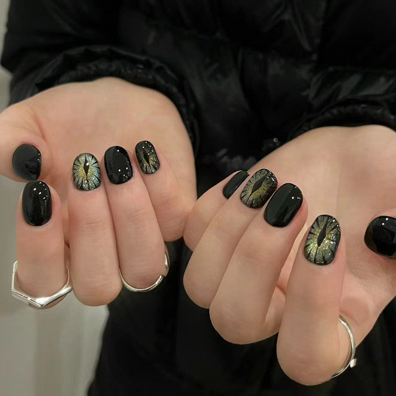 【Devil's Eye】Gothic Nail Art Nails Gothic manicure Devil's Eye.New Year Gifts.