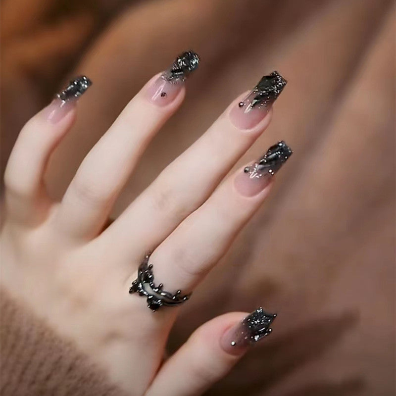 【Dark Night Stars】Cool and Spicy Manicure Cool style nail art.New Year Gifts.