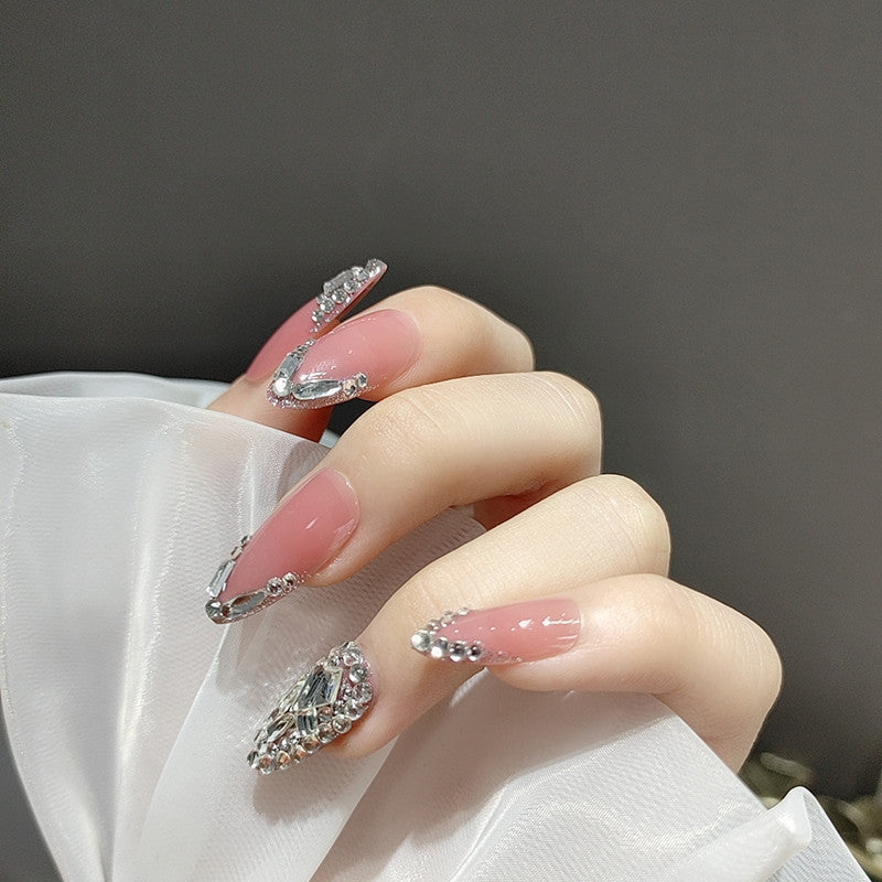 【Pink Beauty】Sweet, cute and gentle series of nail art.New Year Gifts.