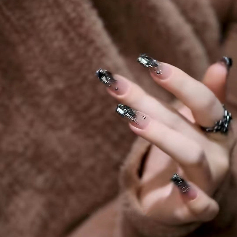 【Dark Night Stars】Cool and Spicy Manicure Cool style nail art.New Year Gifts.