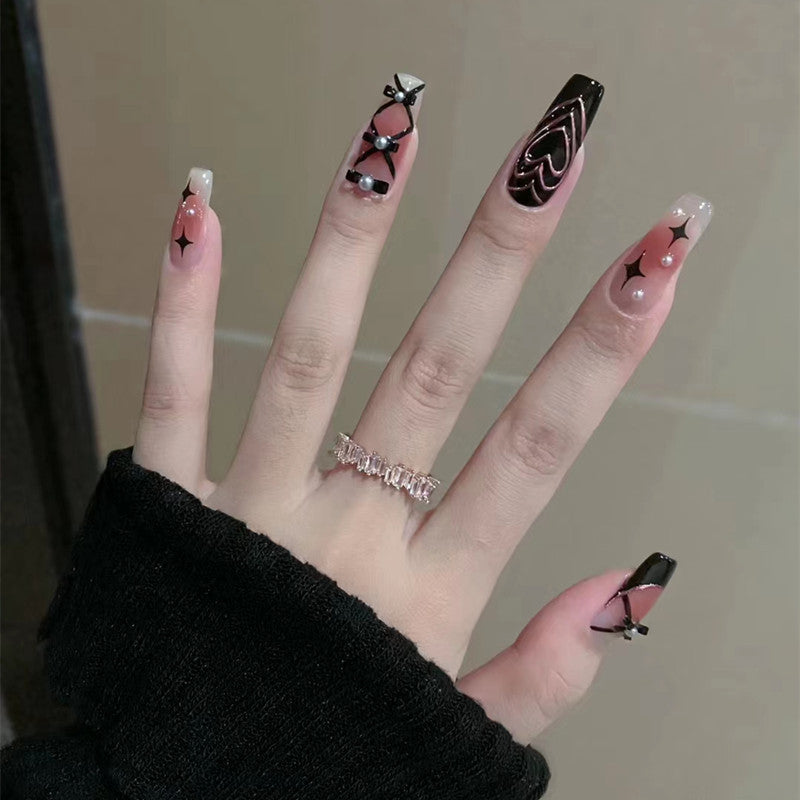 【Rainbow Barbie】Sweet, cute and gentle series of nail art.New Year Gifts.