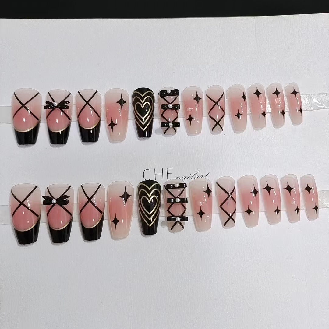 【Rainbow Barbie】Sweet, cute and gentle series of nail art.New Year Gifts.